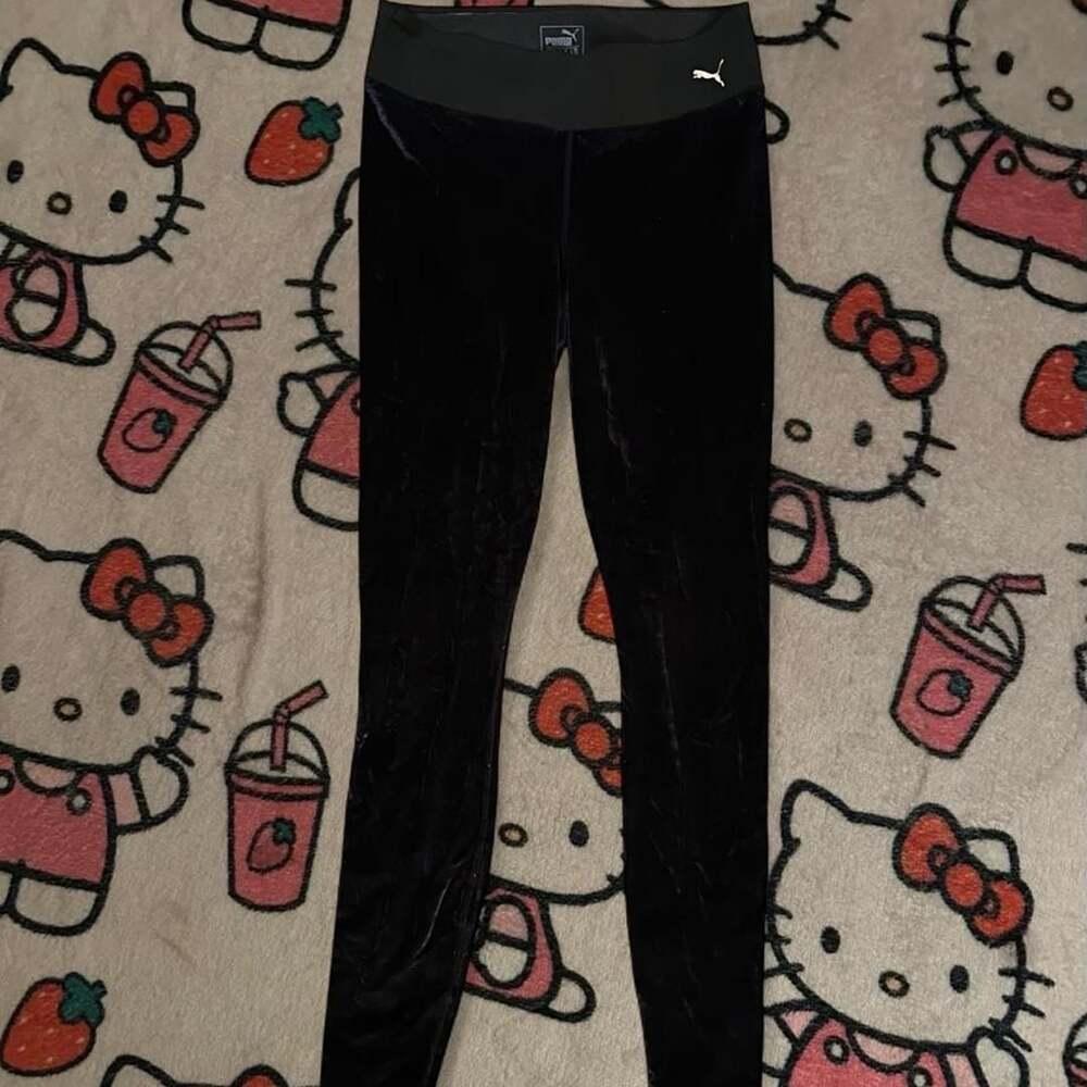 Puma Velvet Leggings Black Size L